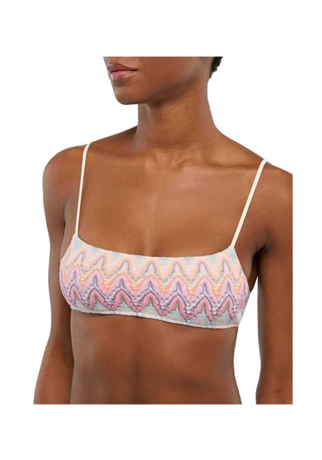 Top MC2 Saint Barth donna SADIE00185H Fantasia brassiere spalline ultra sottili raschel MC2 SAINT BARTH | Top | SADIE00185H1